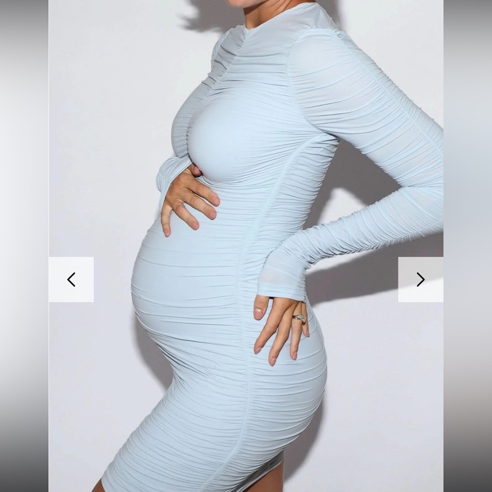 Bumpsuit Ruched Airbrush Mini Dress size S